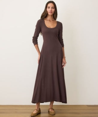 Marine Layer - LEXI RIB FIT & FLARE DRESS